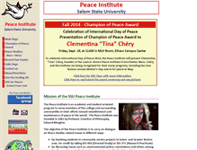 Tablet Screenshot of peaceinstitute.salemstate.edu