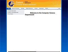 Tablet Screenshot of cs.salemstate.edu