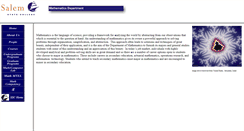 Desktop Screenshot of math.salemstate.edu